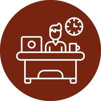 Workaholic Vector Icon