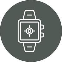 icono de vector de reloj inteligente