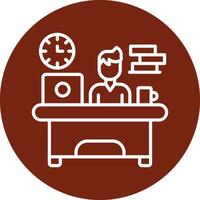 Workaholic Vector Icon