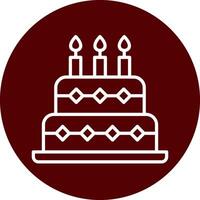 Birthday Cake Vector Icon