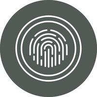 Fingerprint Vector Icon