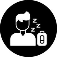 Tired Vector Icon