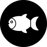 icono de vector de pescado