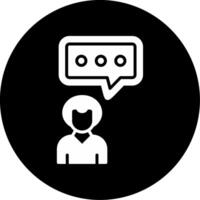 Men Chat Vector Icon