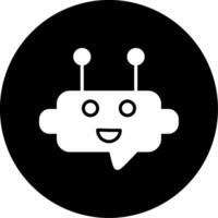 Robot Chat Vector Icon