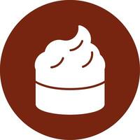 Cream Vector Icon