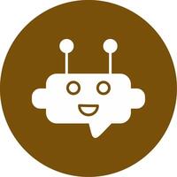 Robot Chat Vector Icon