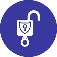 Open Padlock Vector Icon