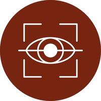 Retinal Scanner Vector Icon