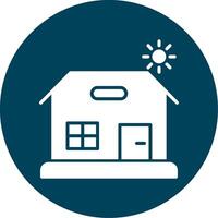 Beach House Vector Icon