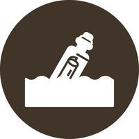 Message In A Bottle Vector Icon