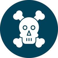 Skull And Bones Vector Icon