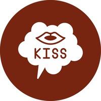 Kiss Vector Icon