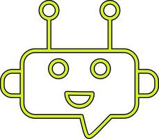 Robot Chat Vector Icon