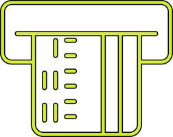 icono de vector de cajero automático