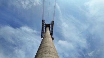 Column of cable car in Phu Quok, Vietnam video