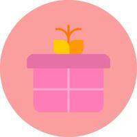 icono de vector de caja de regalo