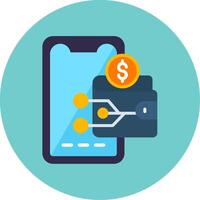 Digital Wallet Vector Icon