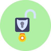 Open Padlock Vector Icon