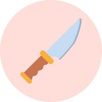 icono de vector de cuchillo