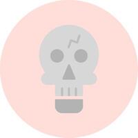 cráneo isla vector icono