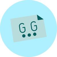 Gg Vector Icon