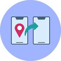 Share Location Vector Icon