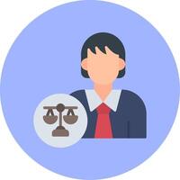 Lawyer Vector Icon