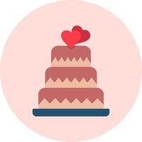 Wedding Cake Vector Icon