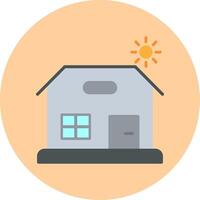 Beach House Vector Icon