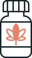 Cannabis oil Vector Icon