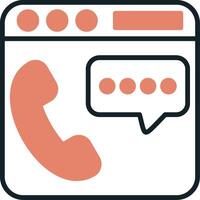 Phone Chat Vector Icon