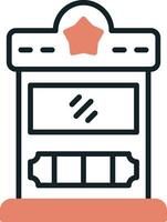 Ticket Box Vector Icon