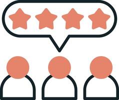 Group Feedback Vector Icon