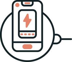 Wireless Charger Vector Icon