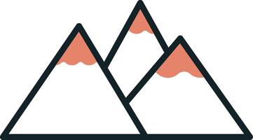 Rocky Mountains Vector Icon