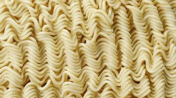 Yellow Dried Asian Instant Noodle photo