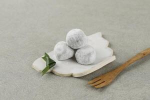 Mochi Japanese Rice Cake with Red Bean Filling photo