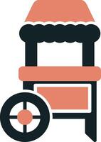 Food Stand Vector Icon