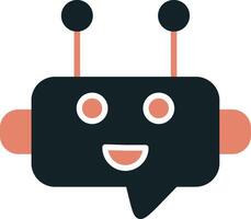 Robot Chat Vector Icon