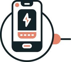 Wireless Charger Vector Icon