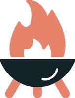 Firepit Vector Icon