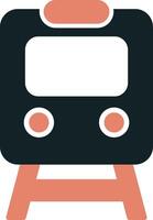 icono de vector de tren