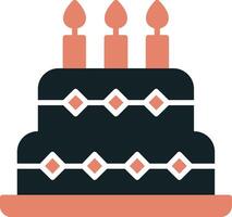 Birthday Cake Vector Icon