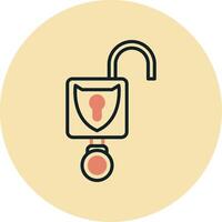 Open Padlock Vector Icon