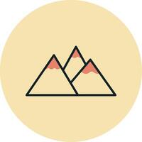 Rocky Mountains Vector Icon