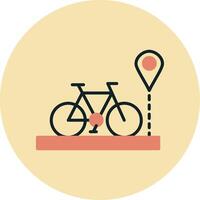 icono de vector de bicicleta