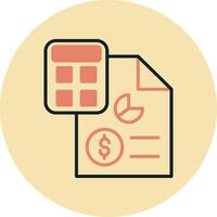 icono de vector de contabilidad