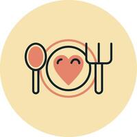 Dinner Vector Icon