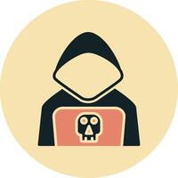 icono de vector de hacker